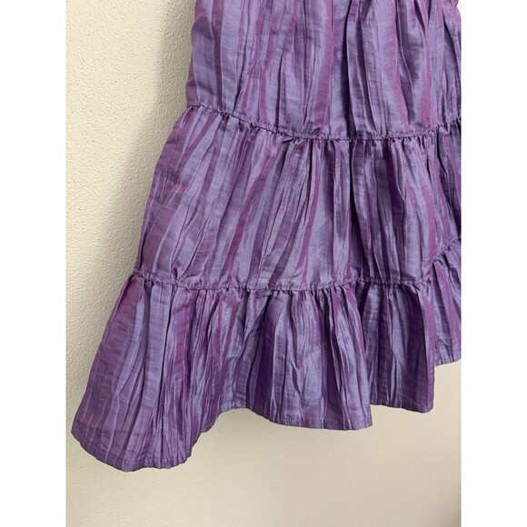 Hanna Andersson Short Sleeve Purple Dress Size 100 US Size 4 With Trim - Picture 6 of 13